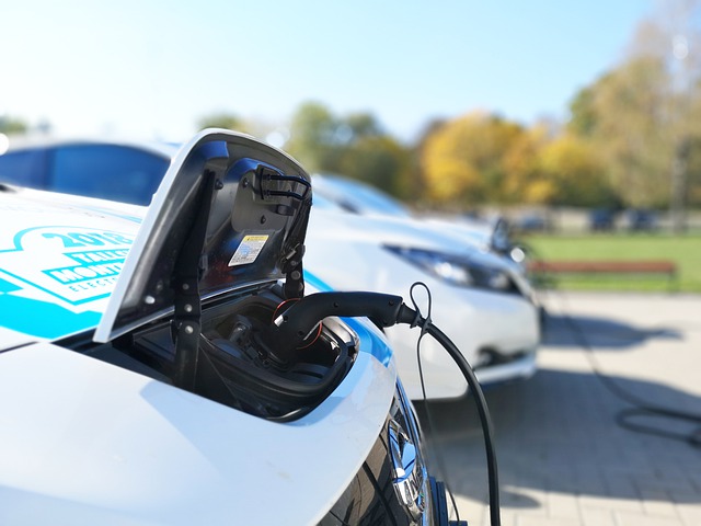 this image shows emergency EV charging in New Rochelle, NY